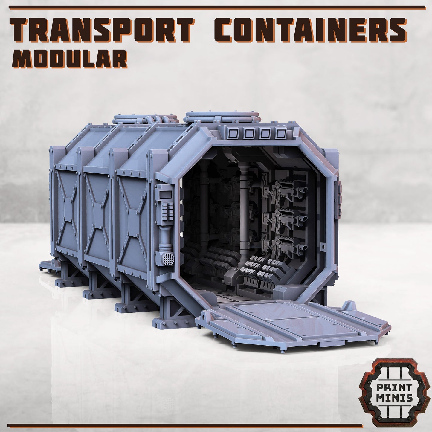 Beast Emporium Container Kit - Scenery Kit - Print Minis