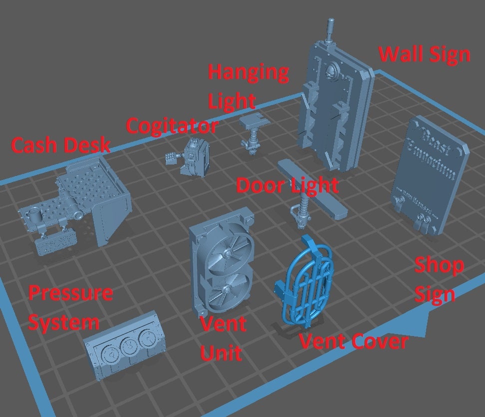 Beast Emporium Container Kit - Scenery Kit - Print Minis