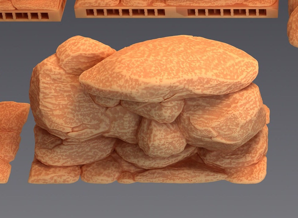 Mini Rocks Scatter Image Modular Rock Tiles, Scatter Set - Epic Miniatures – Couatl's Hoard