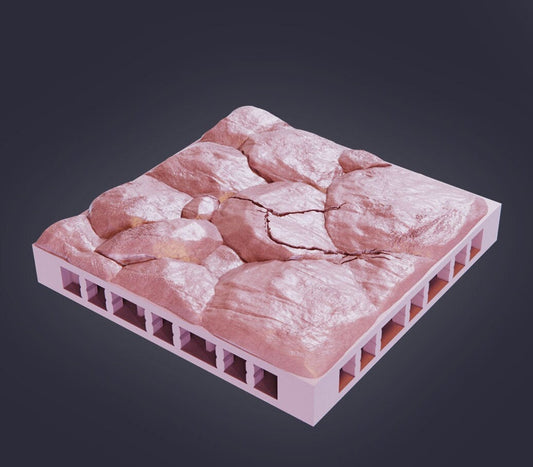 Modular Rock Tiles, Floor Set (OpenLock) - Epic Miniatures