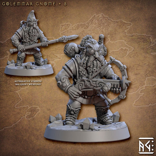 Golemmar Gnome B (2 Variants Available) - Artisan Guild