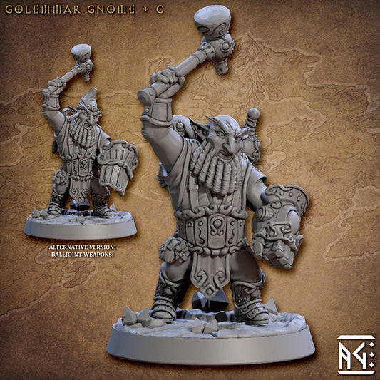 Golemmar Gnome C (2 Variants Available) - Artisan Guild