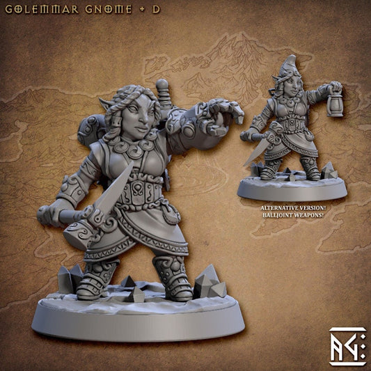 Golemmar Gnome D (2 Variants Available) - Artisan Guild