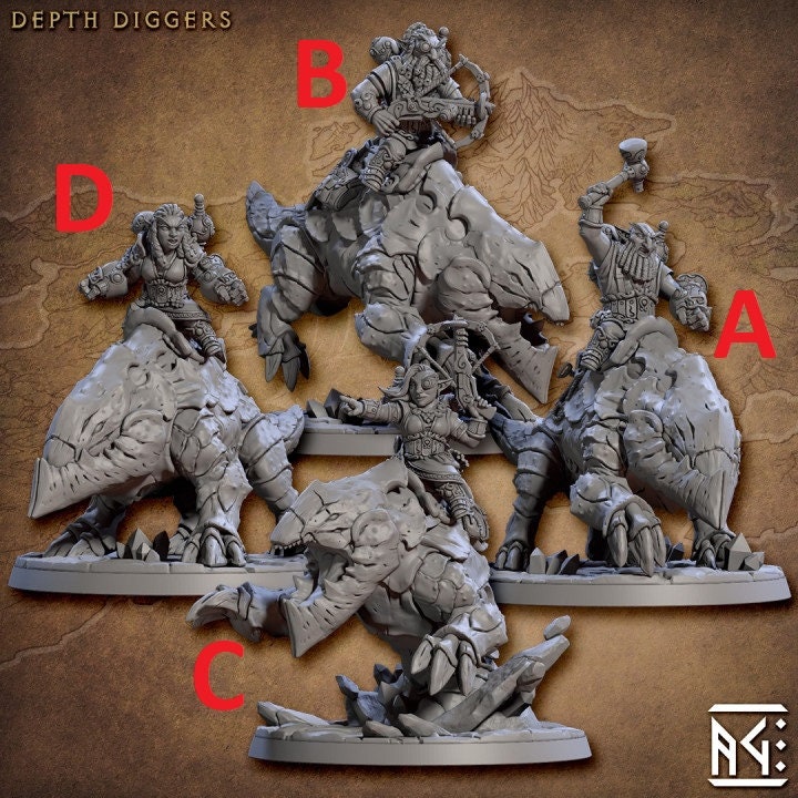 Depth Digger Riders (4 Variants Available) - Artisan Guild