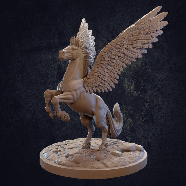 Thunderclap the Pegasus (2 Variants Available) - Dragon Trapper's Lodge