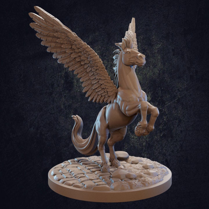 Thunderclap the Pegasus (2 Variants Available) - Dragon Trapper's Lodge