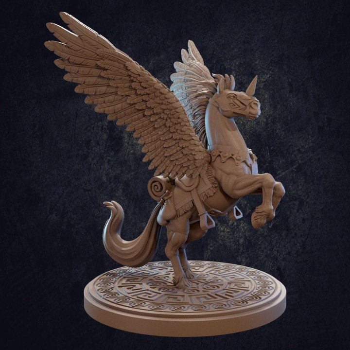 Thunderclap the Pegasus (2 Variants Available) - Dragon Trapper's Lodge