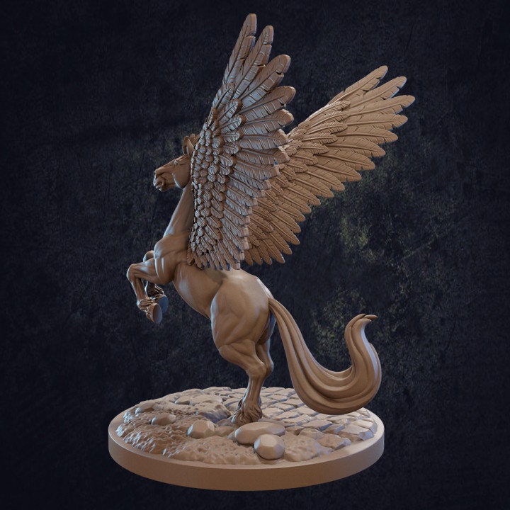 Thunderclap the Pegasus (2 Variants Available) - Dragon Trapper's Lodge