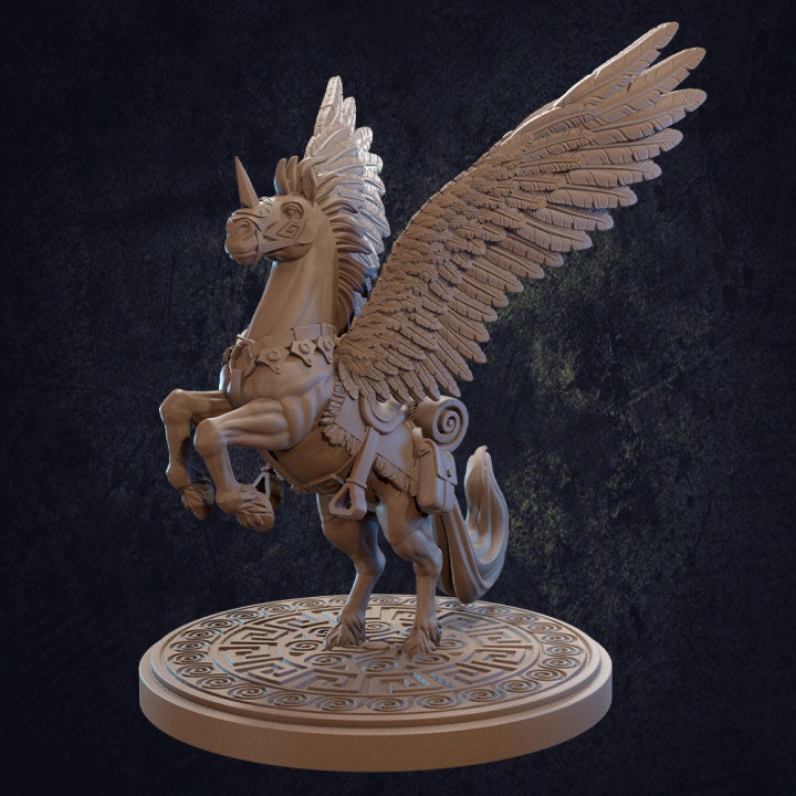 Thunderclap the Pegasus (2 Variants Available) - Dragon Trapper's Lodge