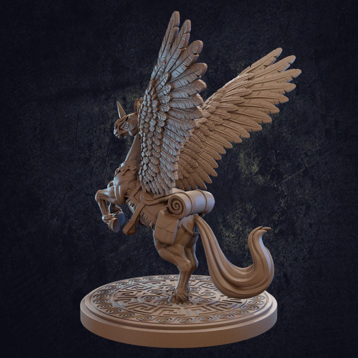 Thunderclap the Pegasus (2 Variants Available) - Dragon Trapper's Lodge