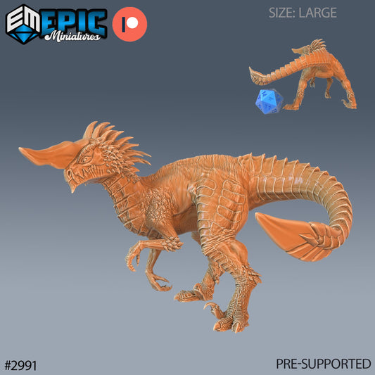 Long Horn Raptor (3 Variants Available) - Epic Miniatures