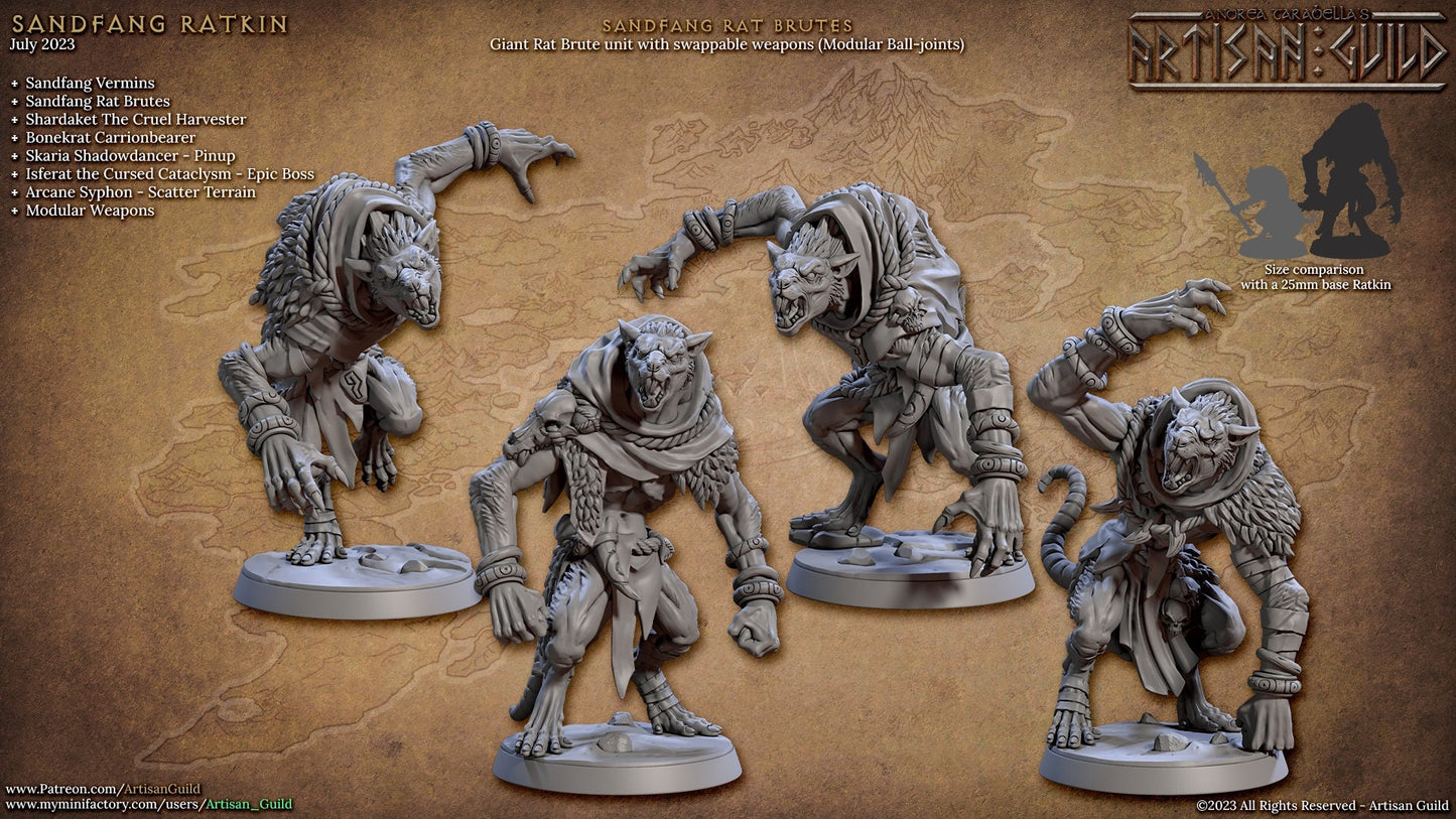 Sandfang Brutes (4 Variants Available) - Artisan Guild