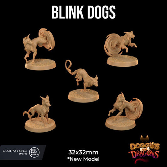 Blink Dogs (5 Variants Available) - Dragon Trapper's Lodge