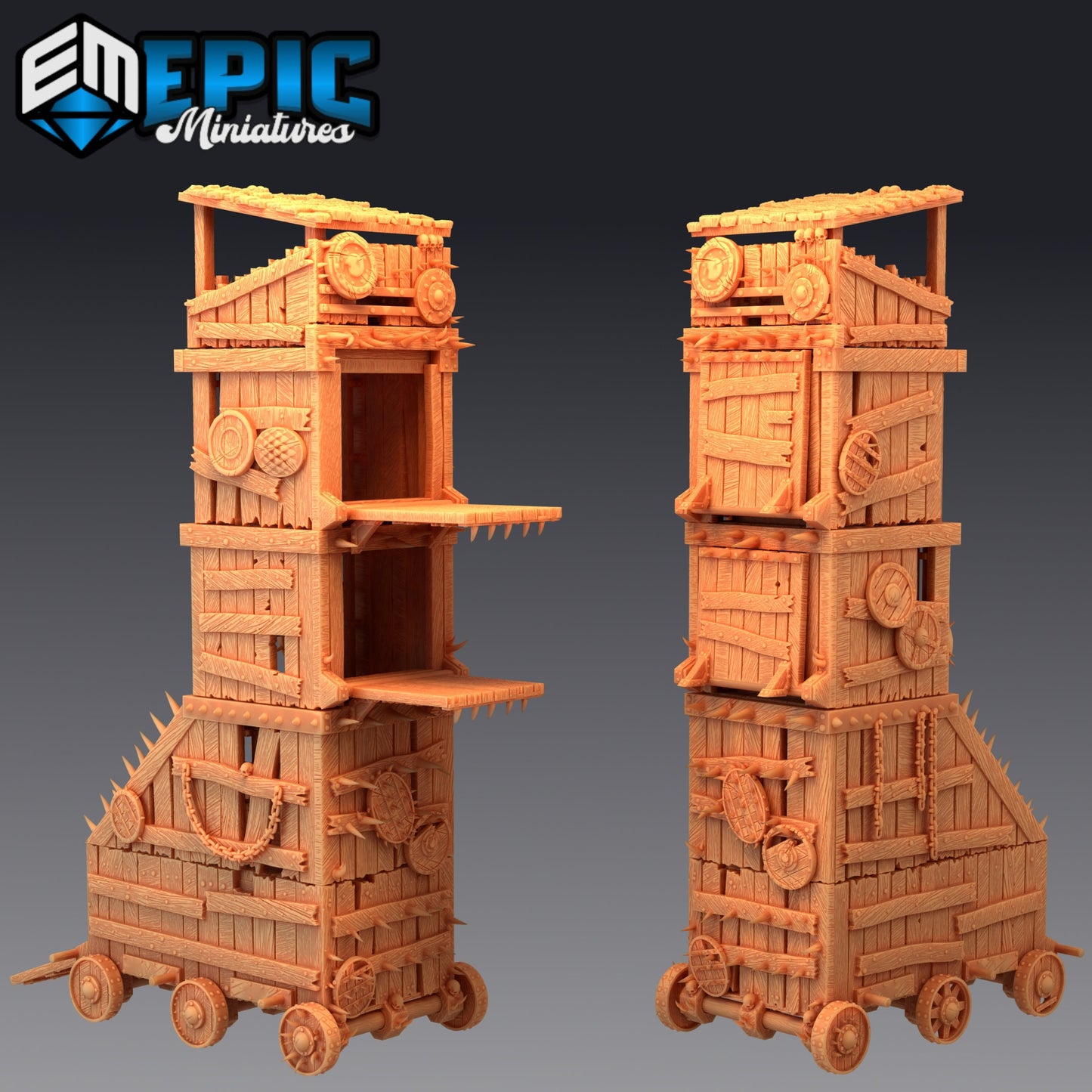 Siege Tower (2 Variants Available) - Epic Miniatures