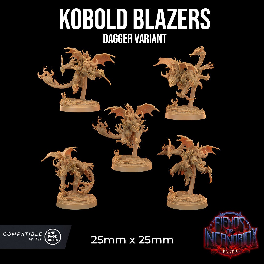 Kobold Blazers - Daggers (5 Variants Available) - Dragon Trapper's Lodge