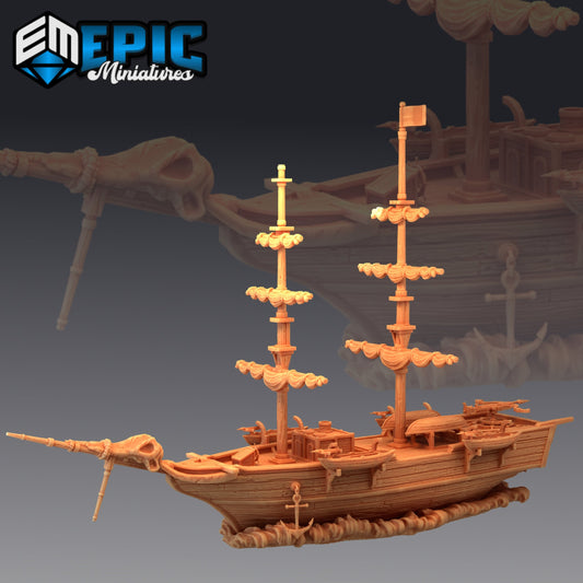 Whaling Ship, the Huntress - Epic Miniatures