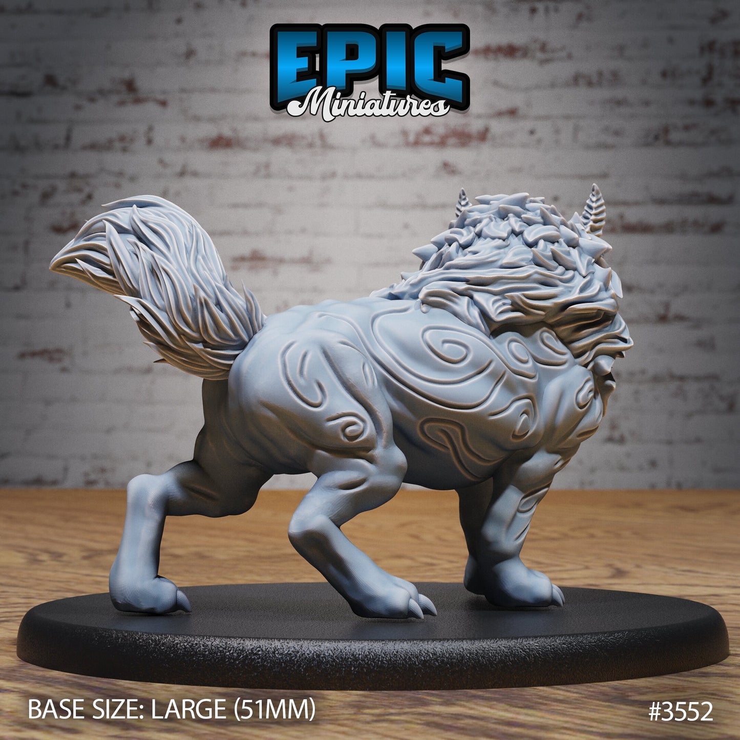 Guardian Fu Dog (3 Variants Available) - Epic Miniatures