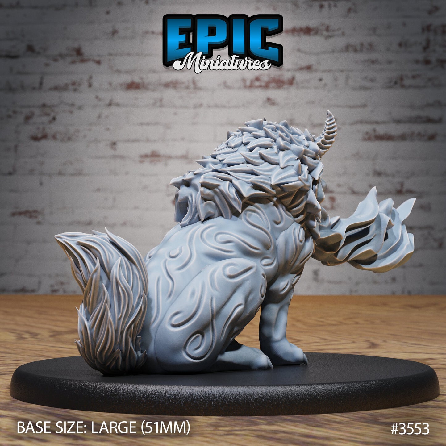 Guardian Fu Dog (3 Variants Available) - Epic Miniatures