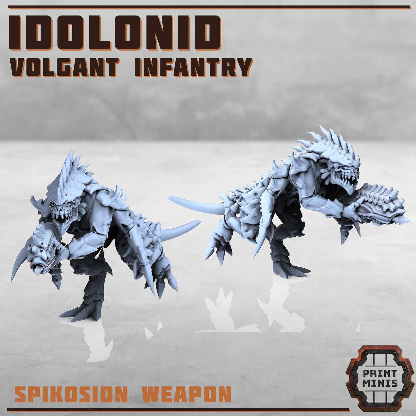 Idolonid Infantry (3 Variants Available) - Print Minis