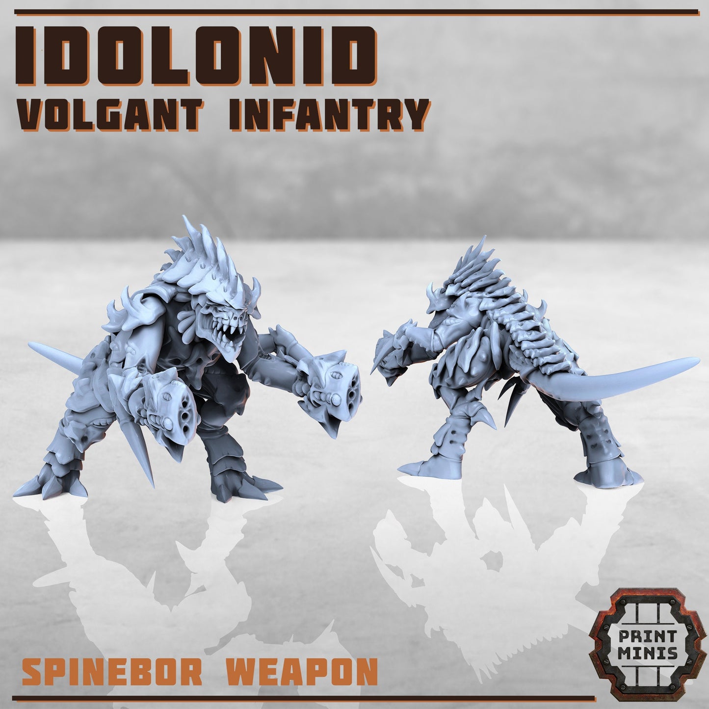 Idolonid Infantry (3 Variants Available) - Print Minis