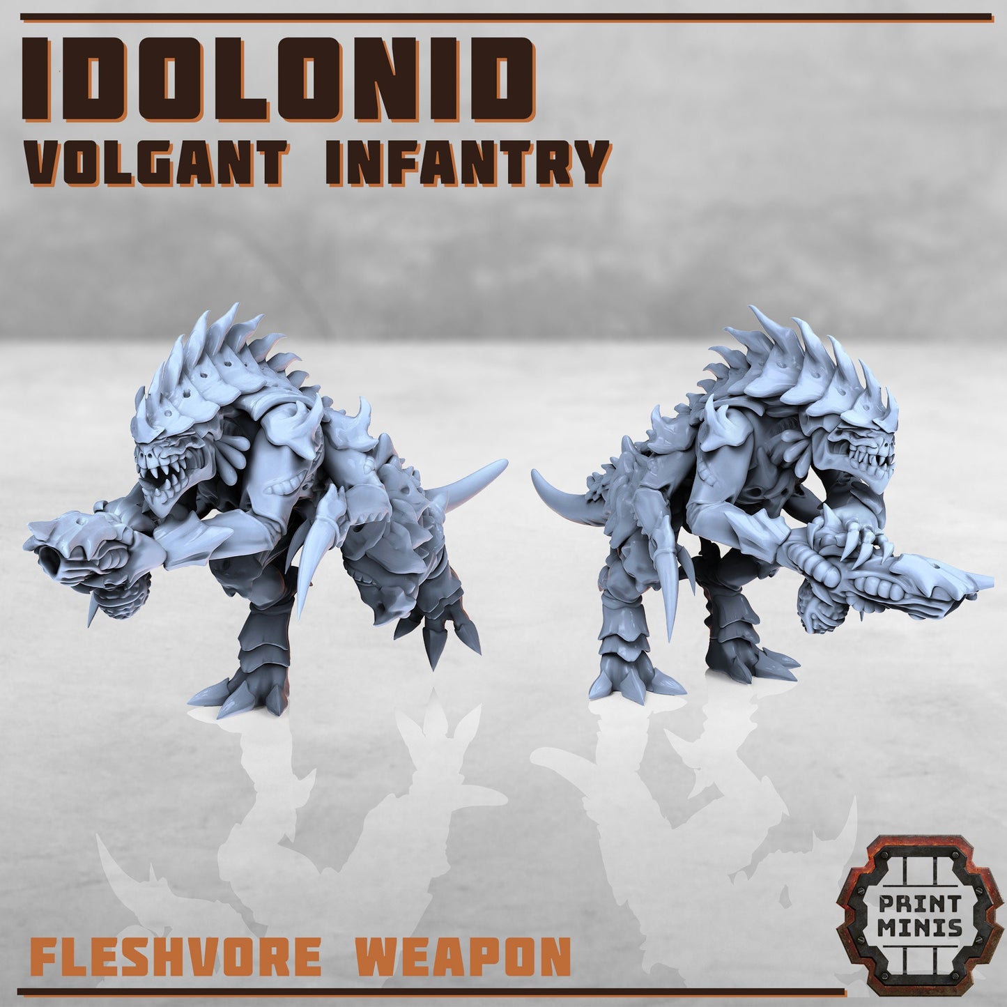 Idolonid Infantry, Fleshvores (2 Variants Available) - Print Minis