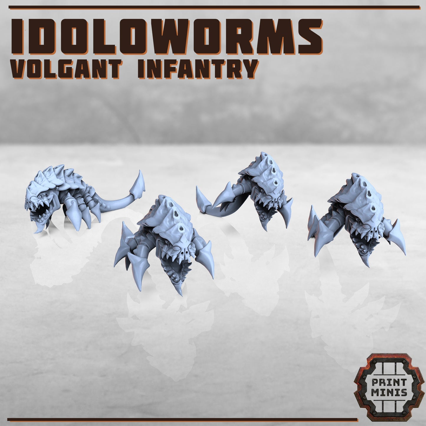 Idolonid Idoloworms (4 Variants Available) - Print Minis