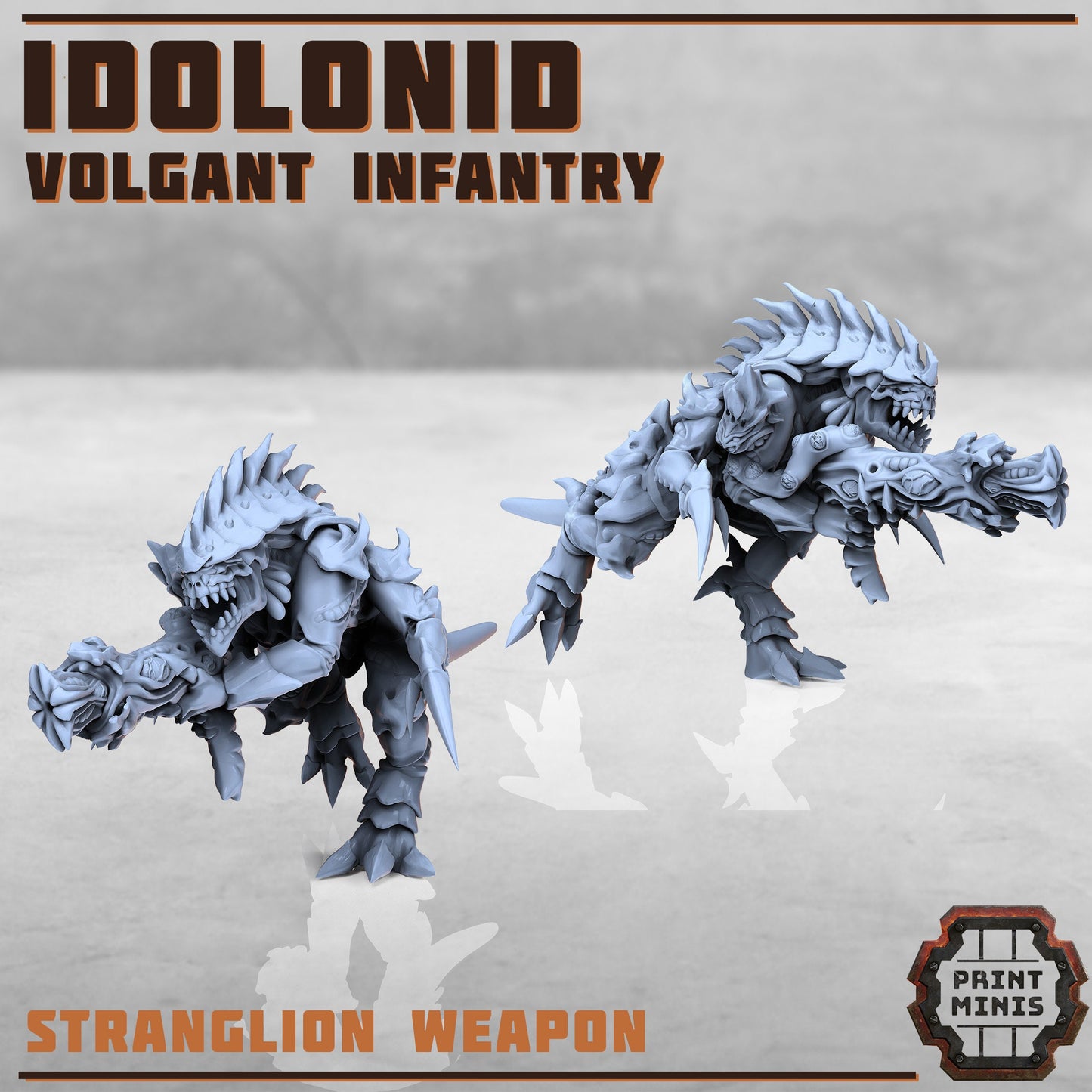 Idolonid Infantry (3 Variants Available) - Print Minis