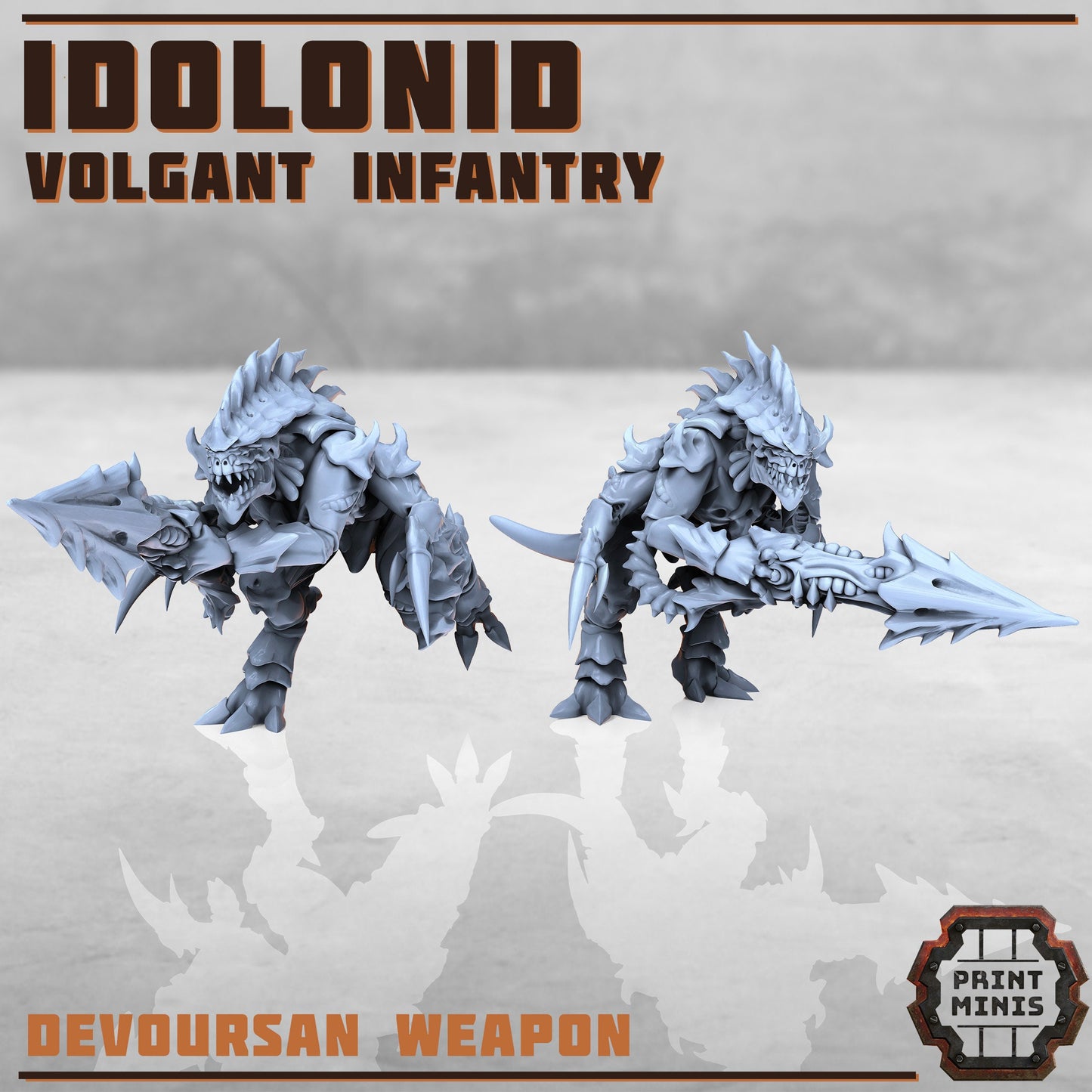 Idolonid Infantry, Devoursans (2 Variants Available) - Print Minis