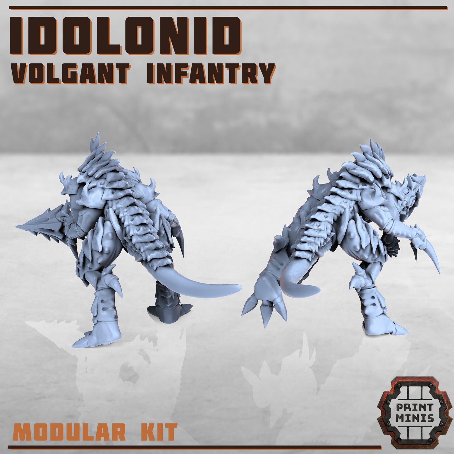 Idolonid Infantry, Devoursans (2 Variants Available) - Print Minis