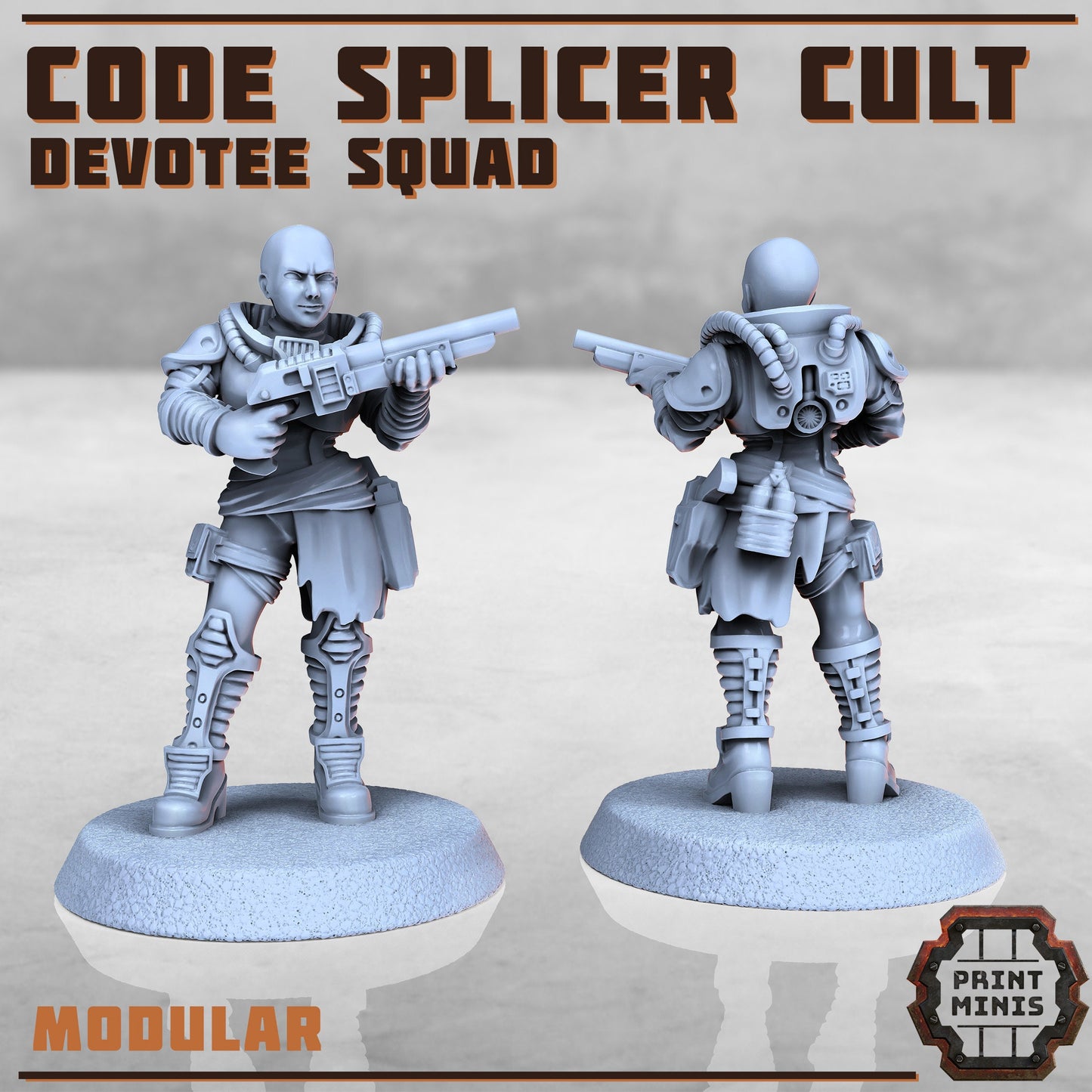 Code Splicer Cult (4 Variants Available) - Print Minis