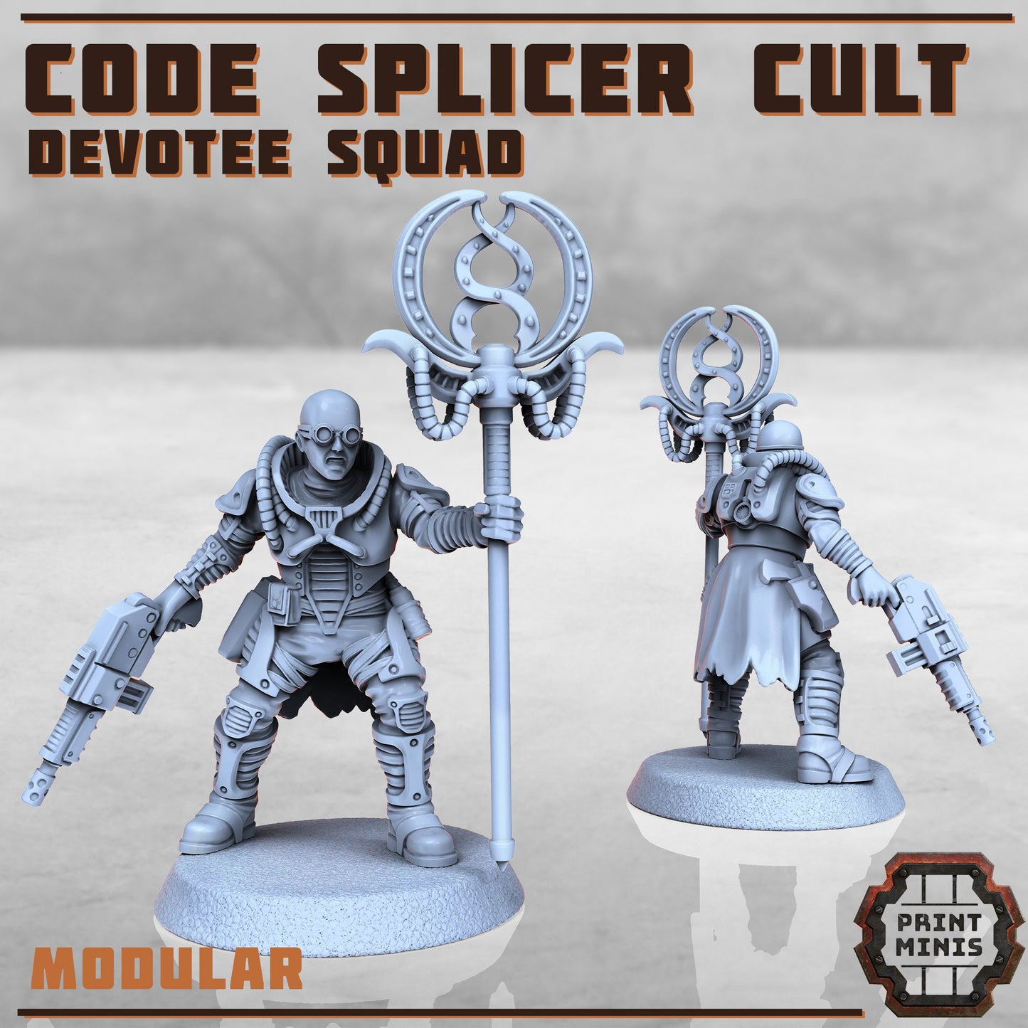 Code Splicer Cult (4 Variants Available) - Print Minis