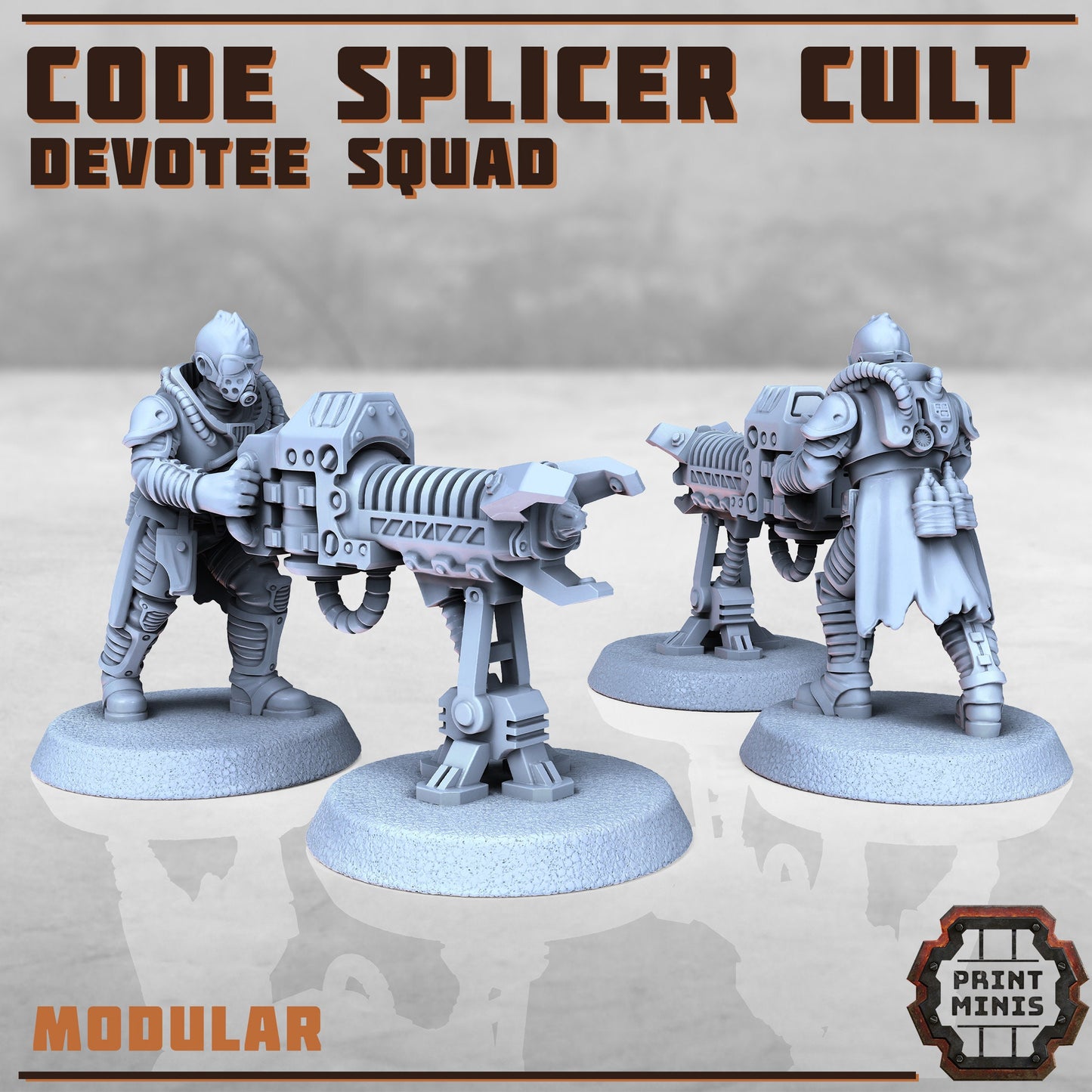 Code Splicer Cult (4 Variants Available) - Print Minis