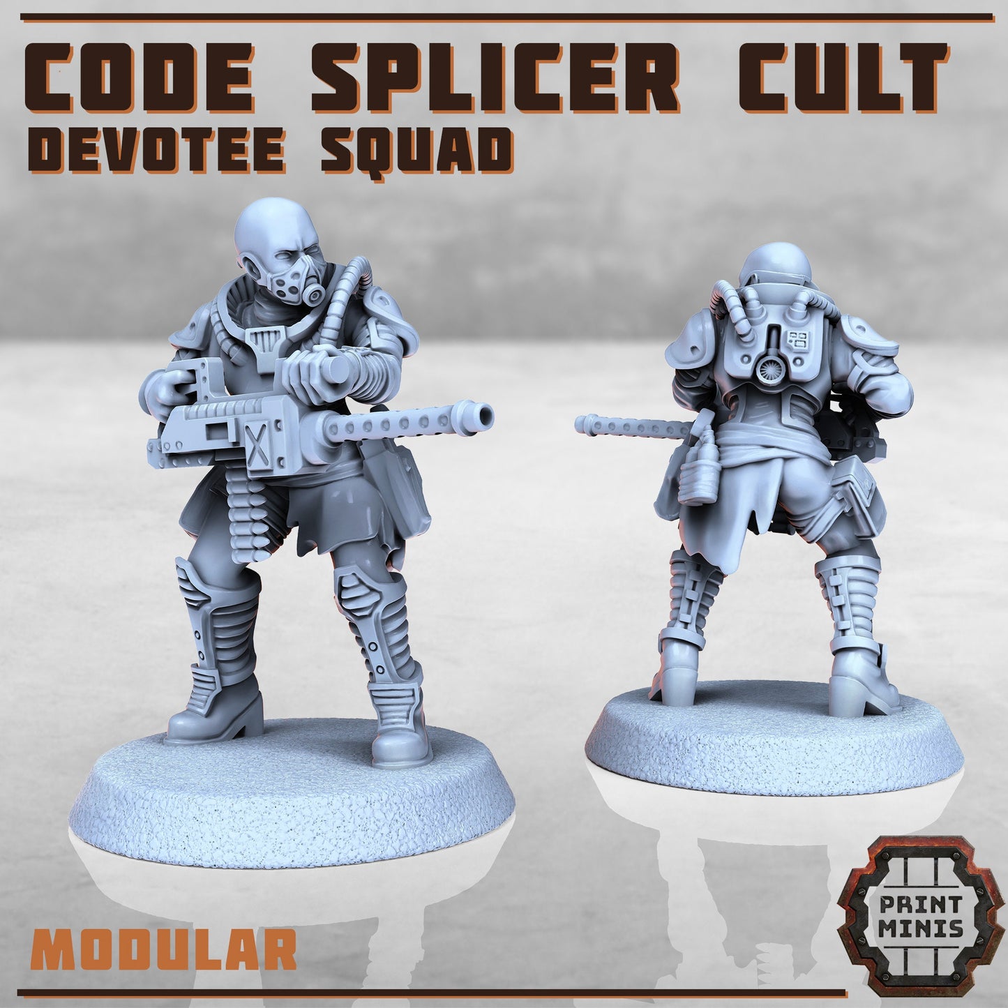 Code Splicer Cult (4 Variants Available) - Print Minis