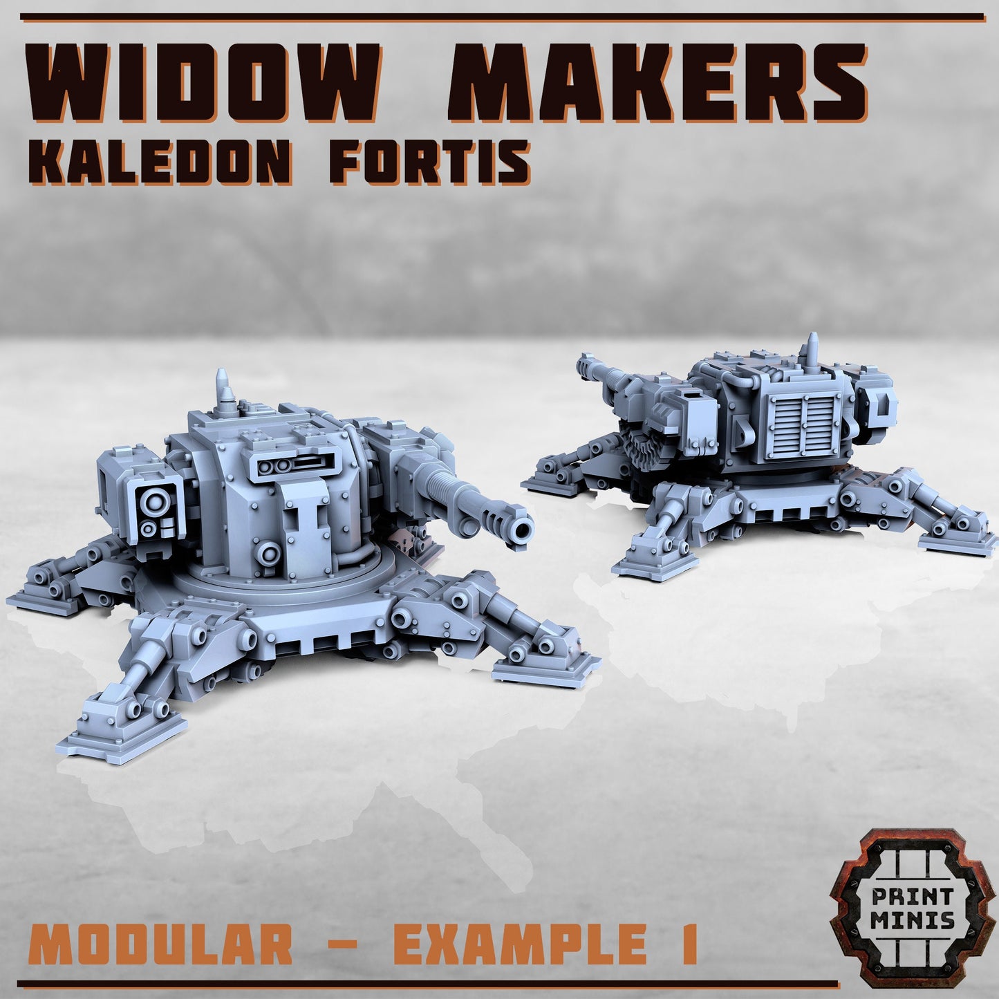 Widow Maker Auto Guns (5 Variants Available) - Print Minis