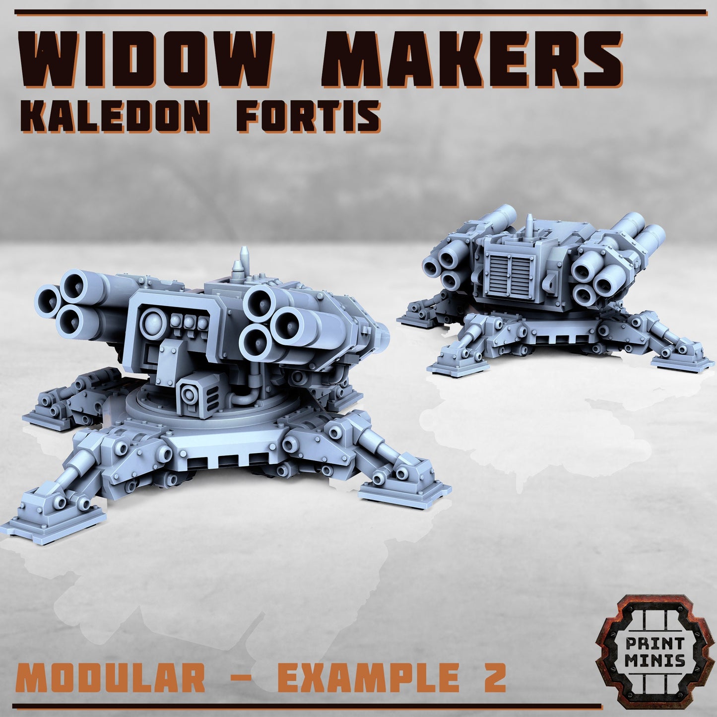 Widow Maker Auto Guns (5 Variants Available) - Print Minis