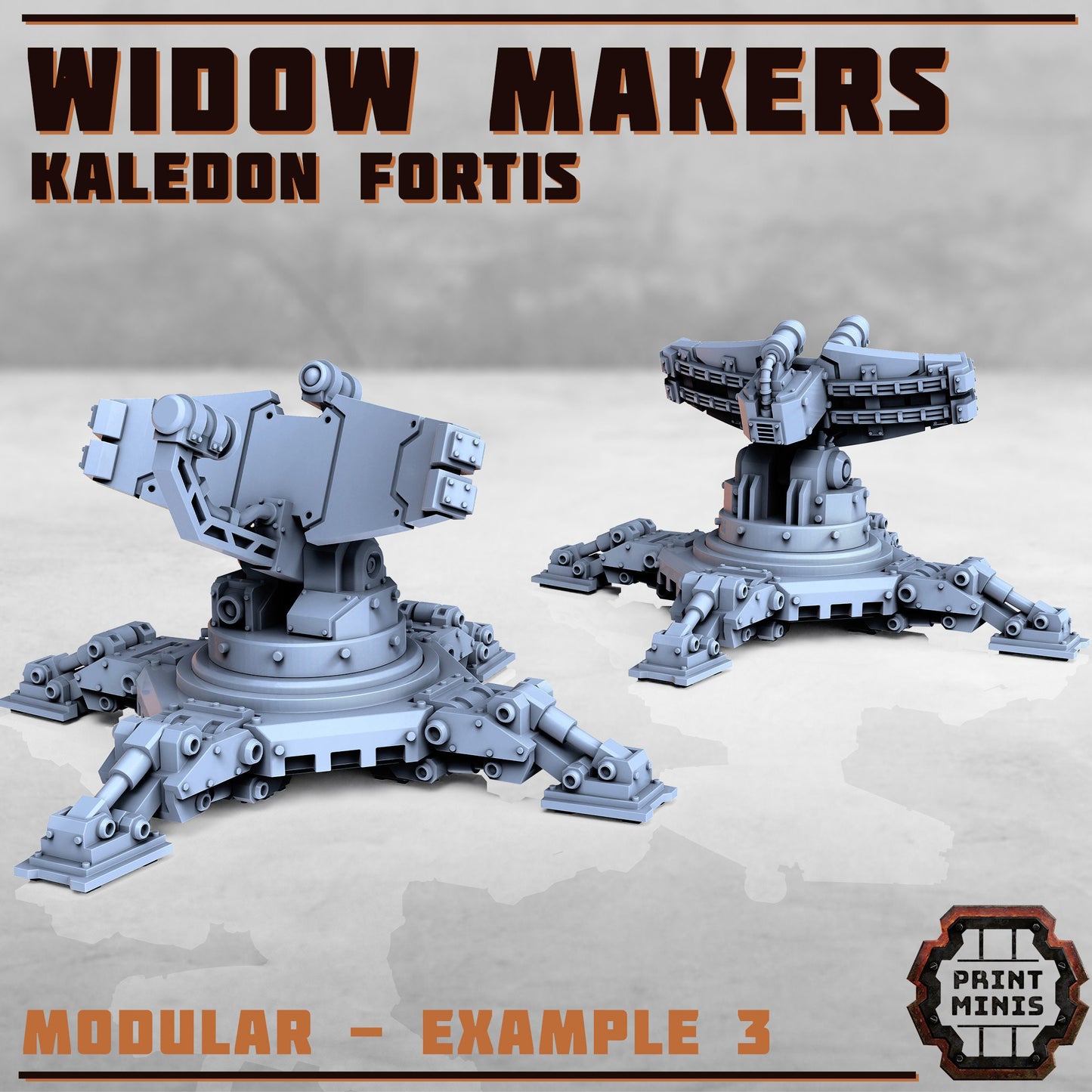 Widow Maker Auto Guns (5 Variants Available) - Print Minis