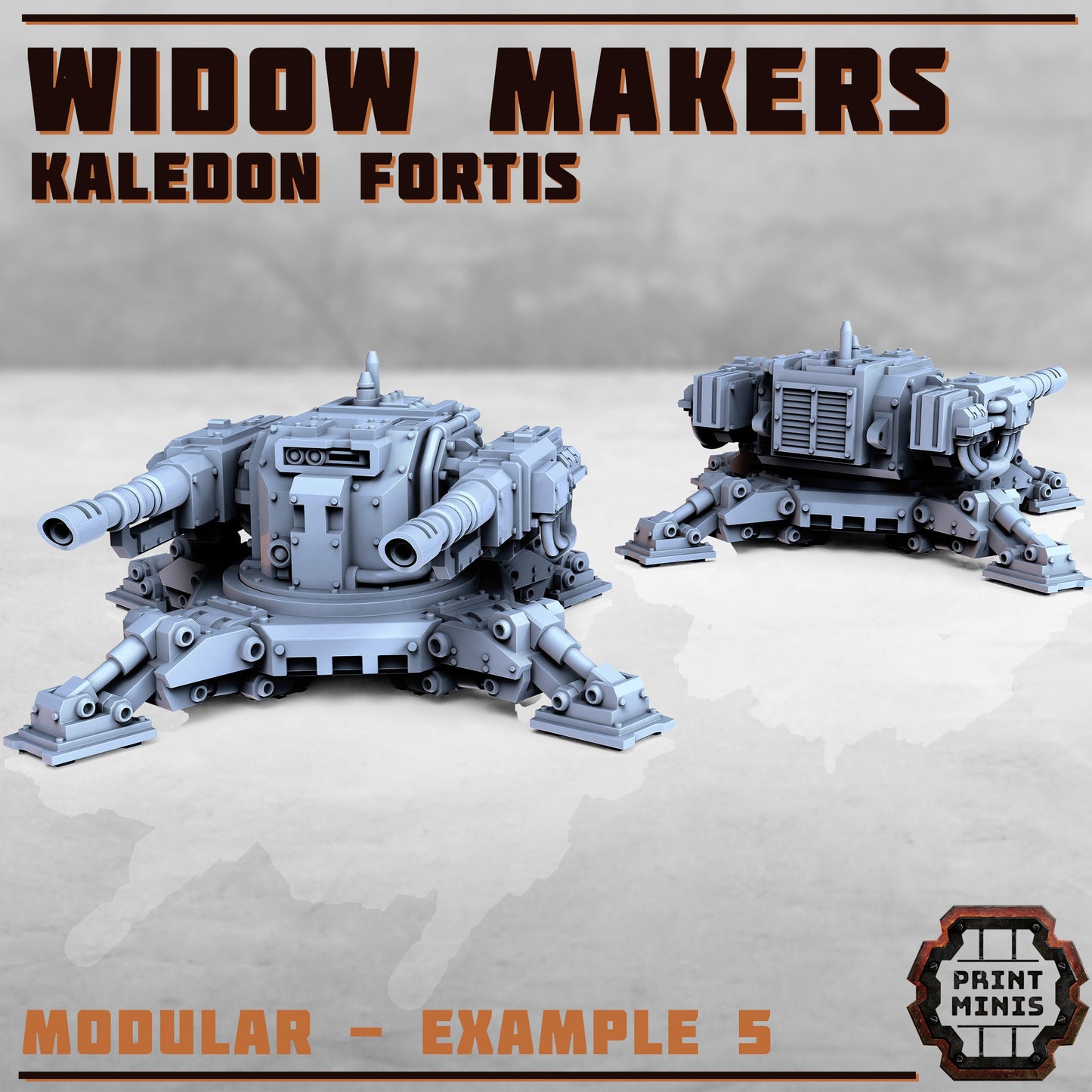 Widow Maker Auto Guns (5 Variants Available) - Print Minis