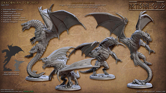 Assault Dragons (4 Variants Available) - Artisan Guild