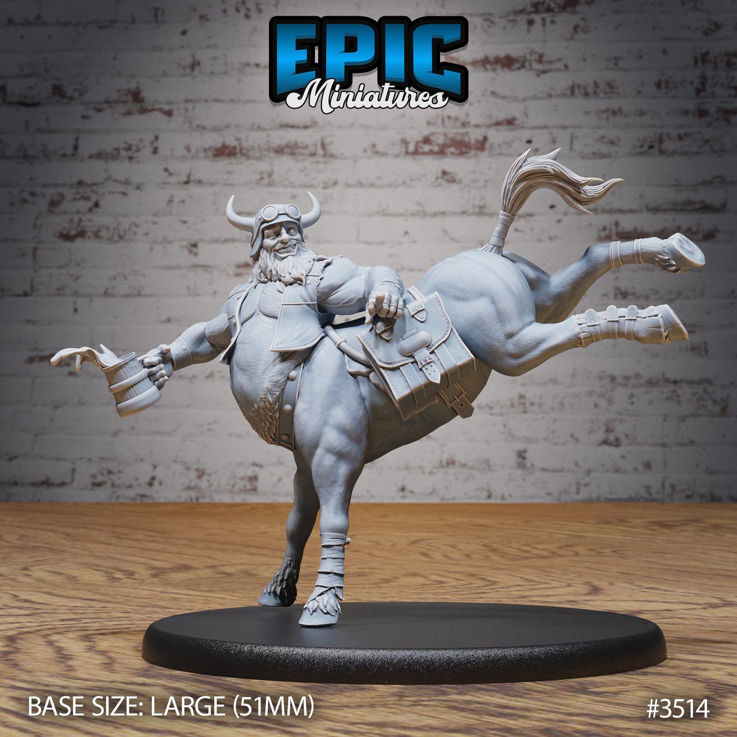 Drunk Centaur (3 Variants Available) - Epic Miniatures