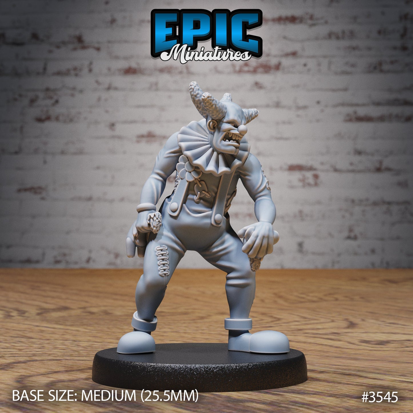 Horror Clown, Set 3 (4 Variants Available) - Epic Miniatures