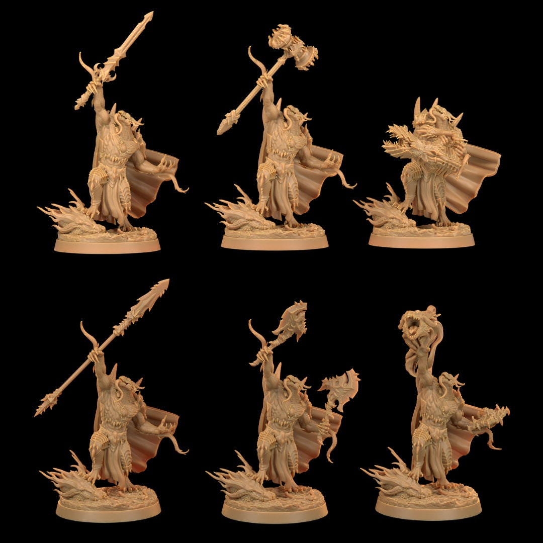 Drakoth Zealot - Defilers (6 Variants Available) - Dragon Trapper's Lodge