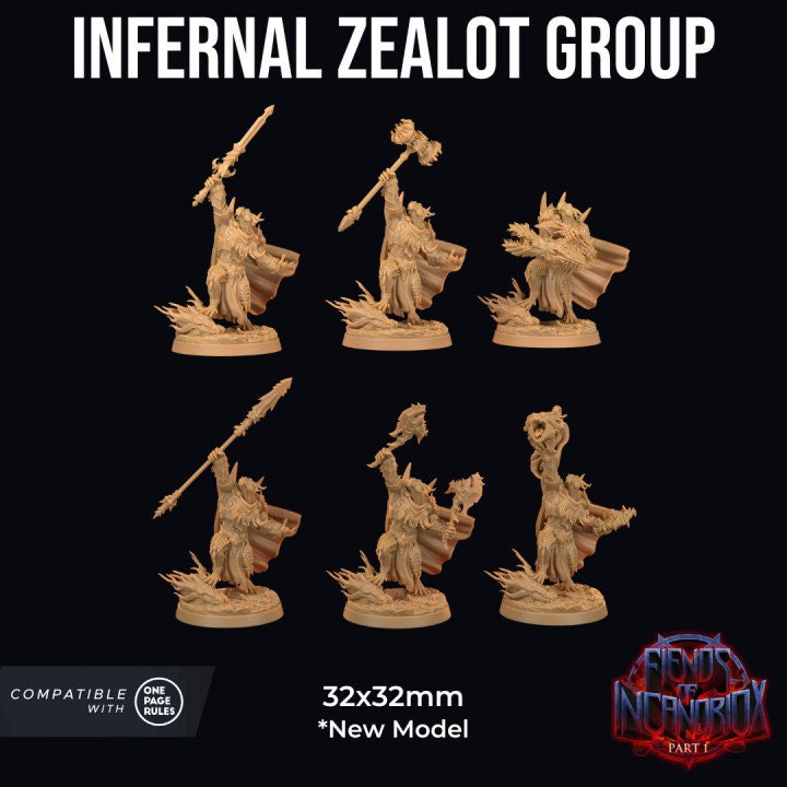 Drakoth Zealot - Infernals (6 Variants Available) - Dragon Trapper's Lodge