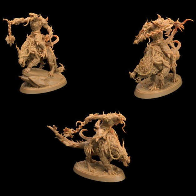 Abyssal War Drakes - Mace Squad (3 Variants Available) - Dragon Trapper's Lodge