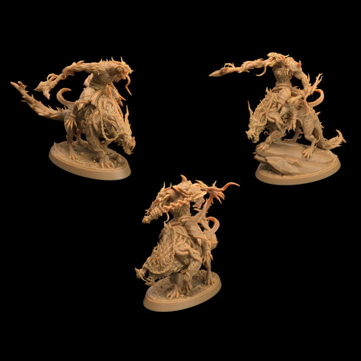 Abyssal War Drakes - Axe Squad (3 Variants Available) - Dragon Trapper's Lodge