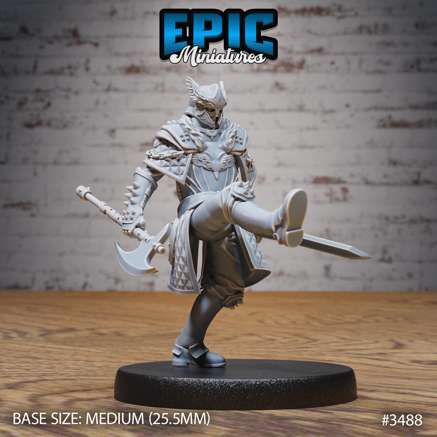 Knight Sir Rollant (3 Variants Available) - Epic Miniatures
