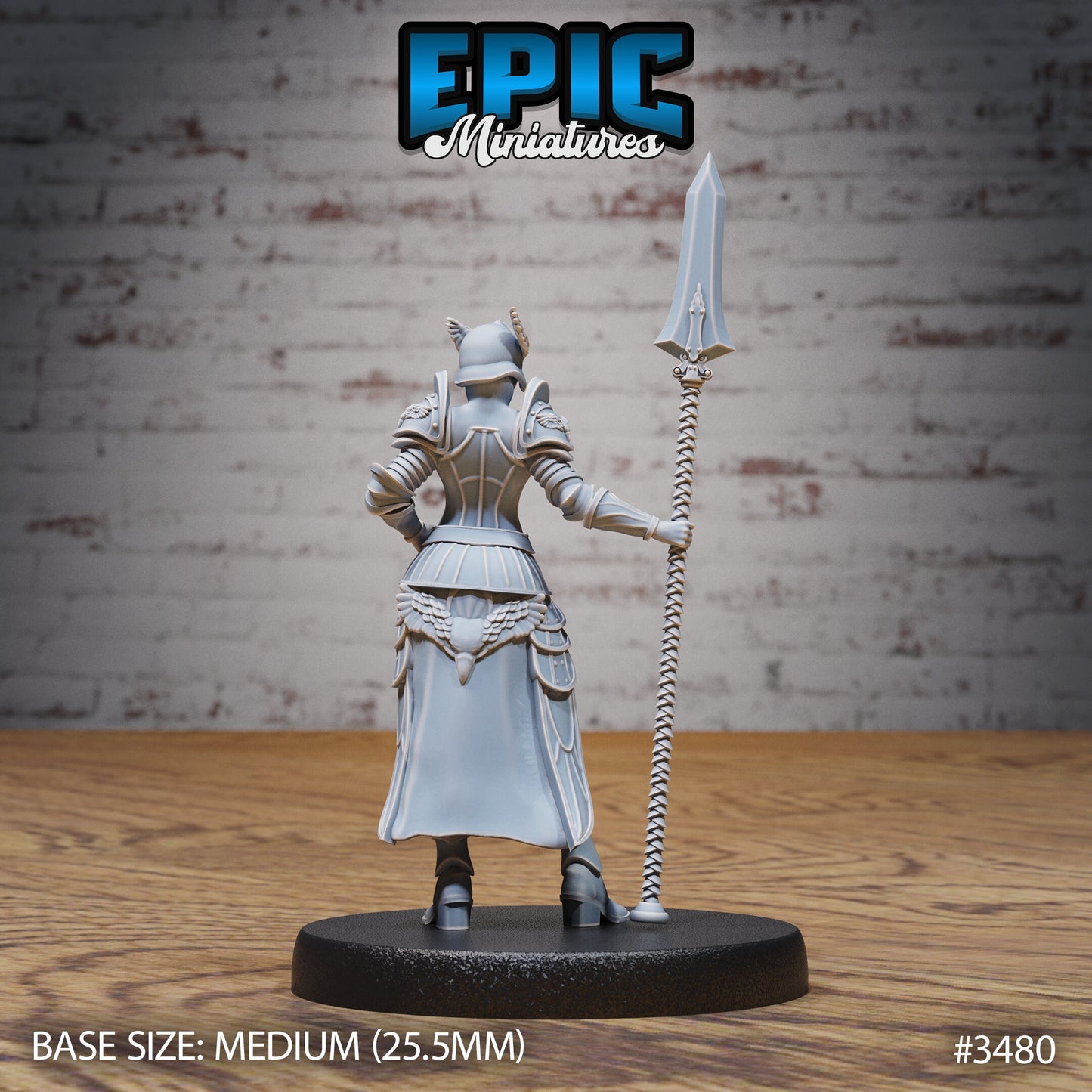 Knight Lady Gisella (3 Variants Available) - Epic Miniatures