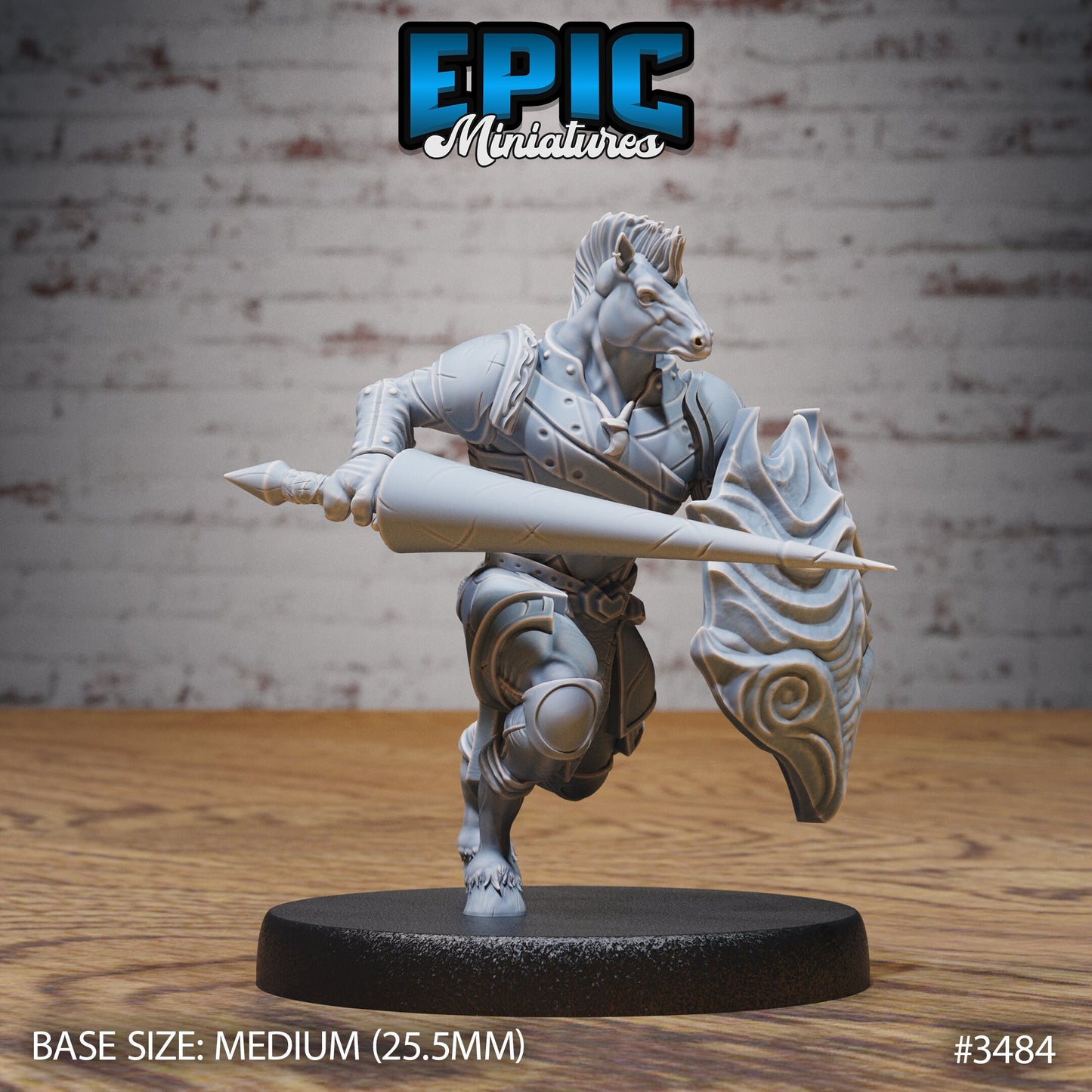Horse Folk Knight (3 Variants Available) - Epic Miniatures