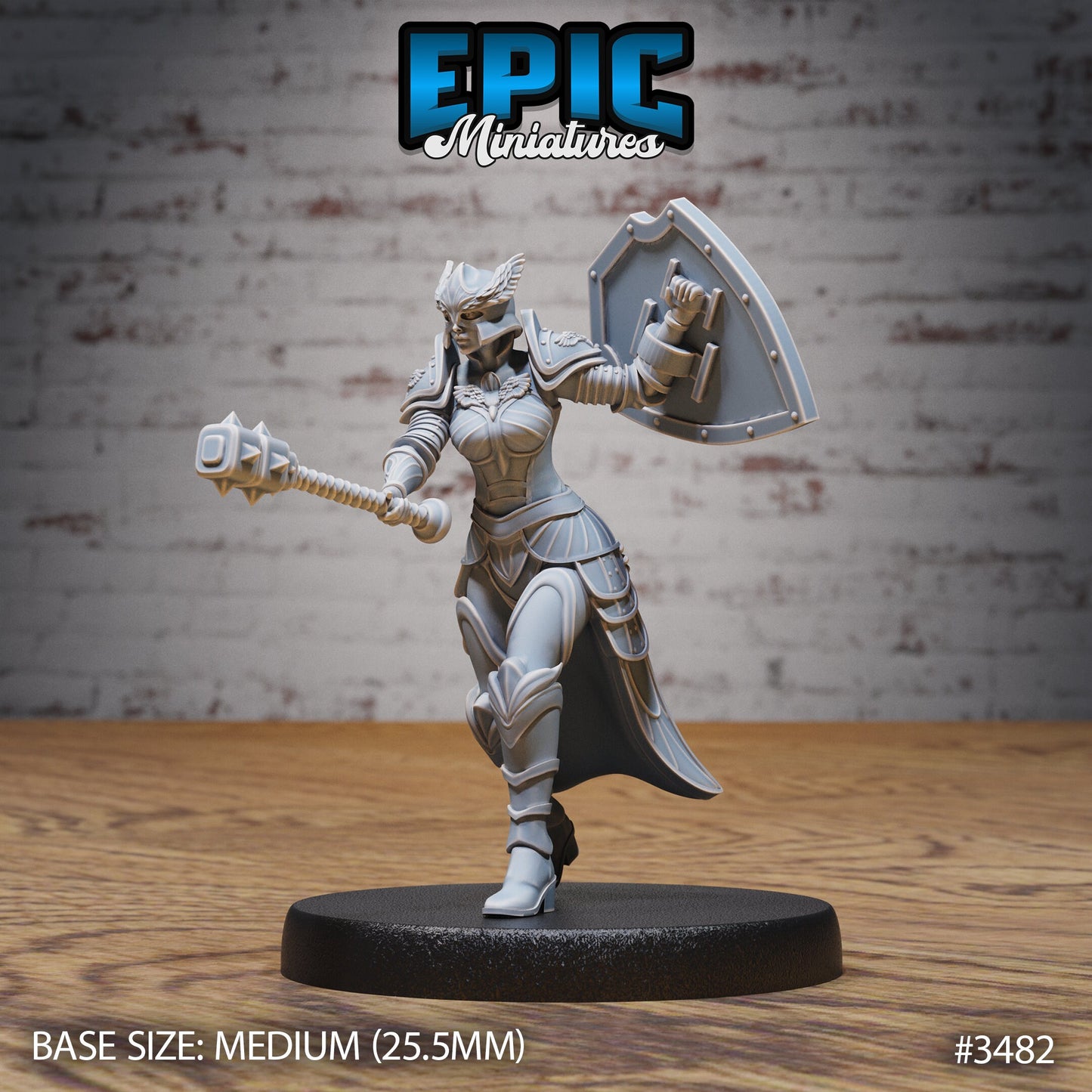 Knight Lady Gisella (3 Variants Available) - Epic Miniatures