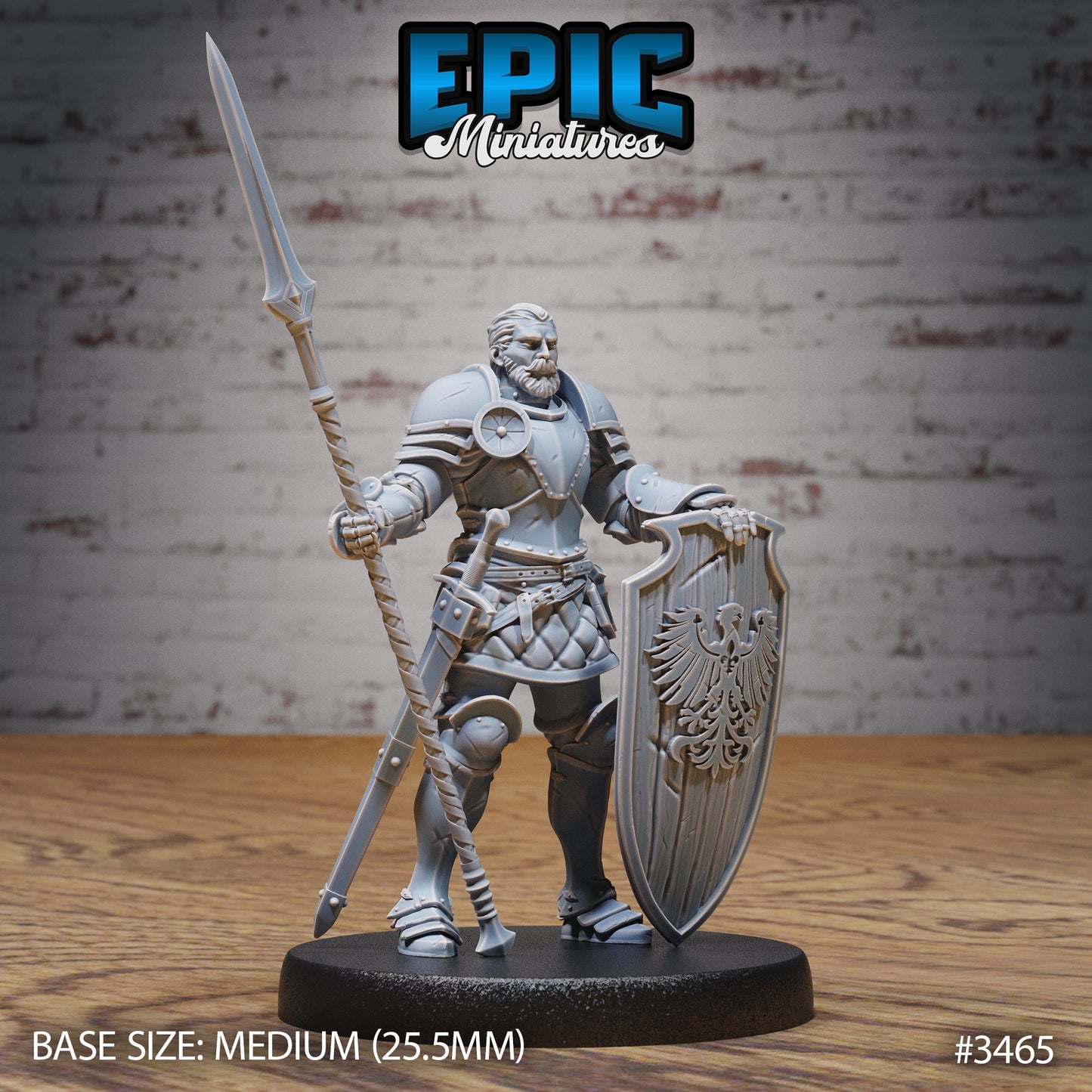 Knight Sir Tristan (3 Variants Available) - Epic Miniatures