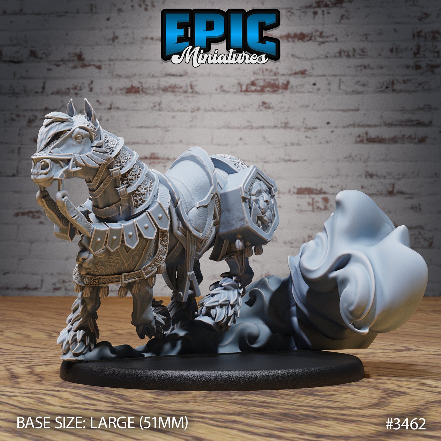 Legendary Horse Mount (3 Variants Available) - Epic Miniatures